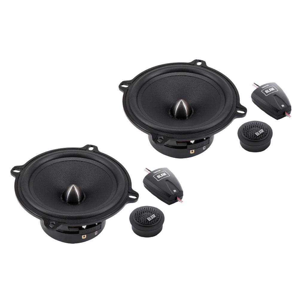 BLAM Relax 130RFS 130mm (5.25inch) Hi-efficiency 2ohm, 2-Way Component Speakers