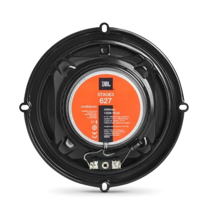 JBL STAGE3 627 - 6.5" 2-Way Coaxial Speakers 450W Total Power