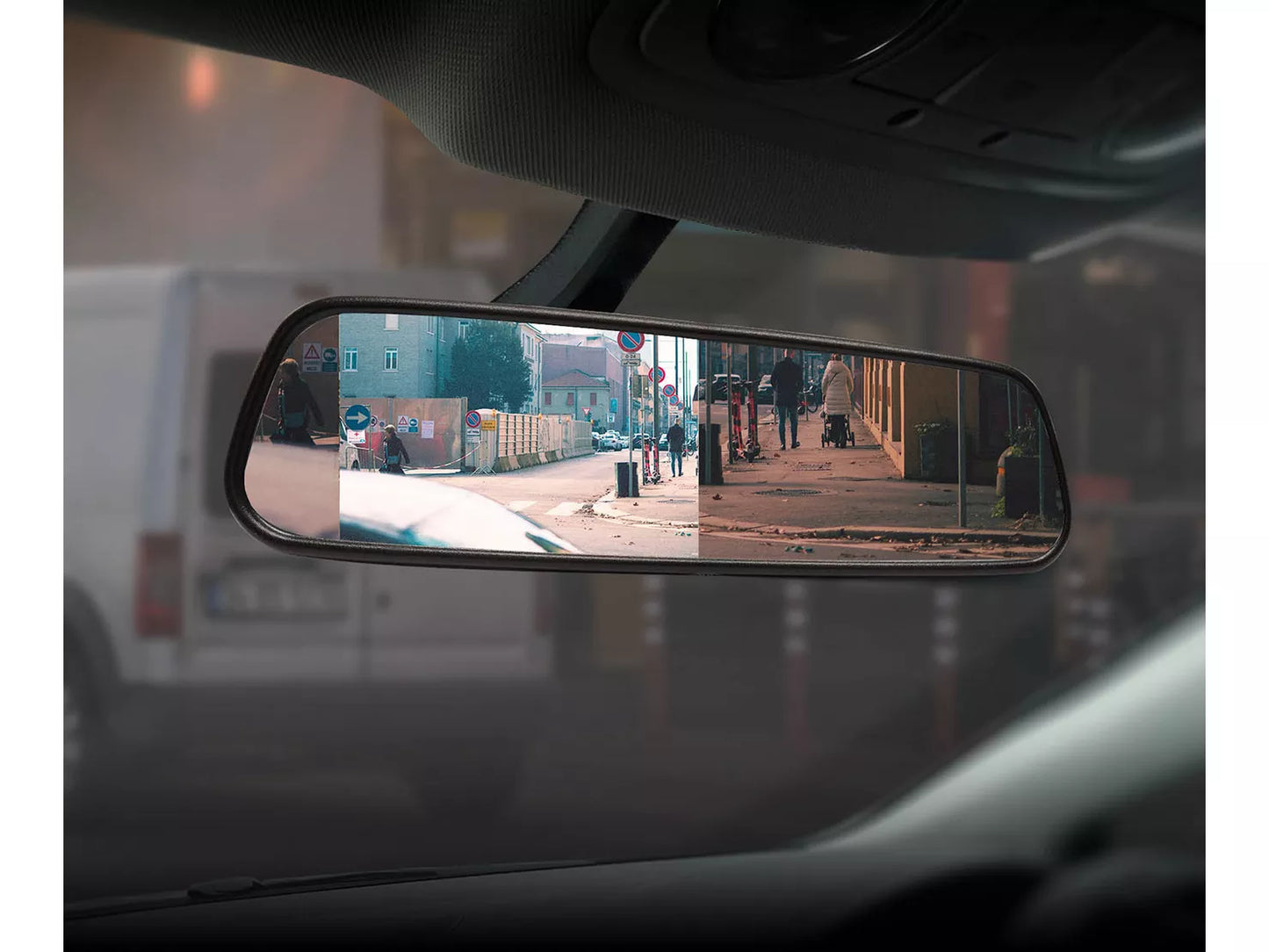 Motormax Mirror Monitor and BMW Reverse Camera Kit with 105° Viewing Angle