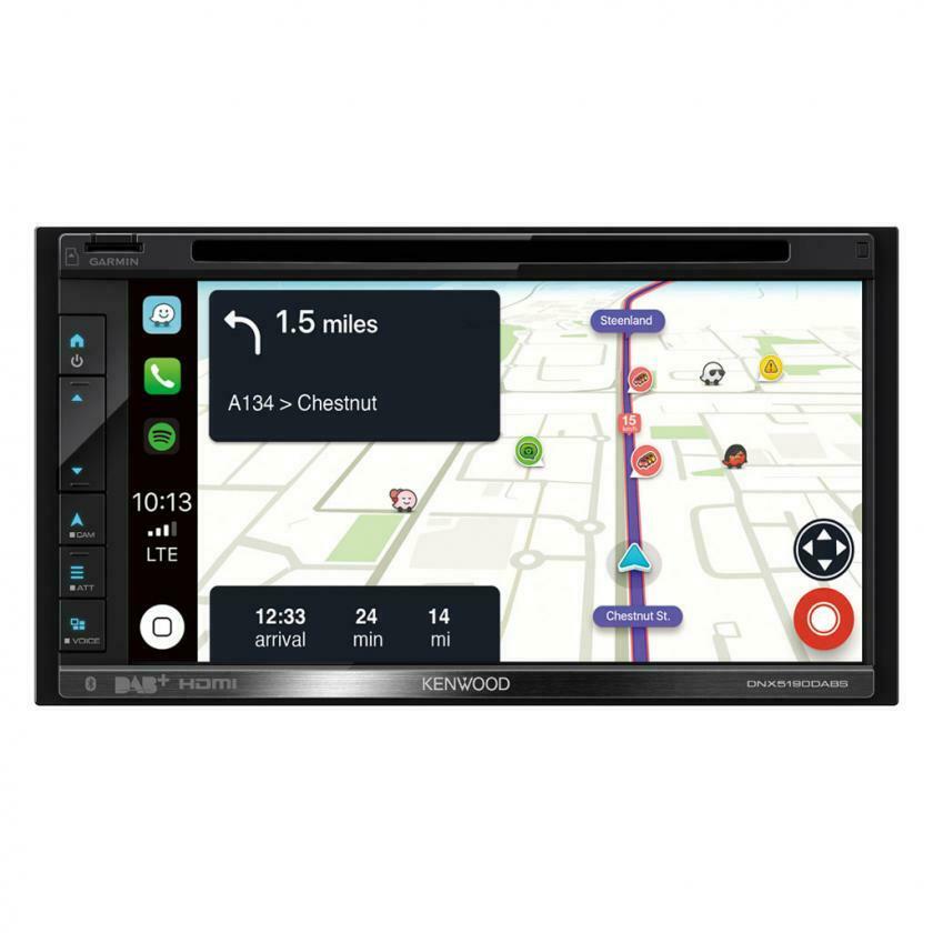 Kenwood DNX5190DABS - 6.8” GPS DAB Radio Apple CarPlay Android Auto