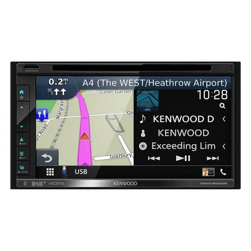 Kenwood DNX5190DABS - 6.8” GPS DAB Radio Apple CarPlay Android Auto