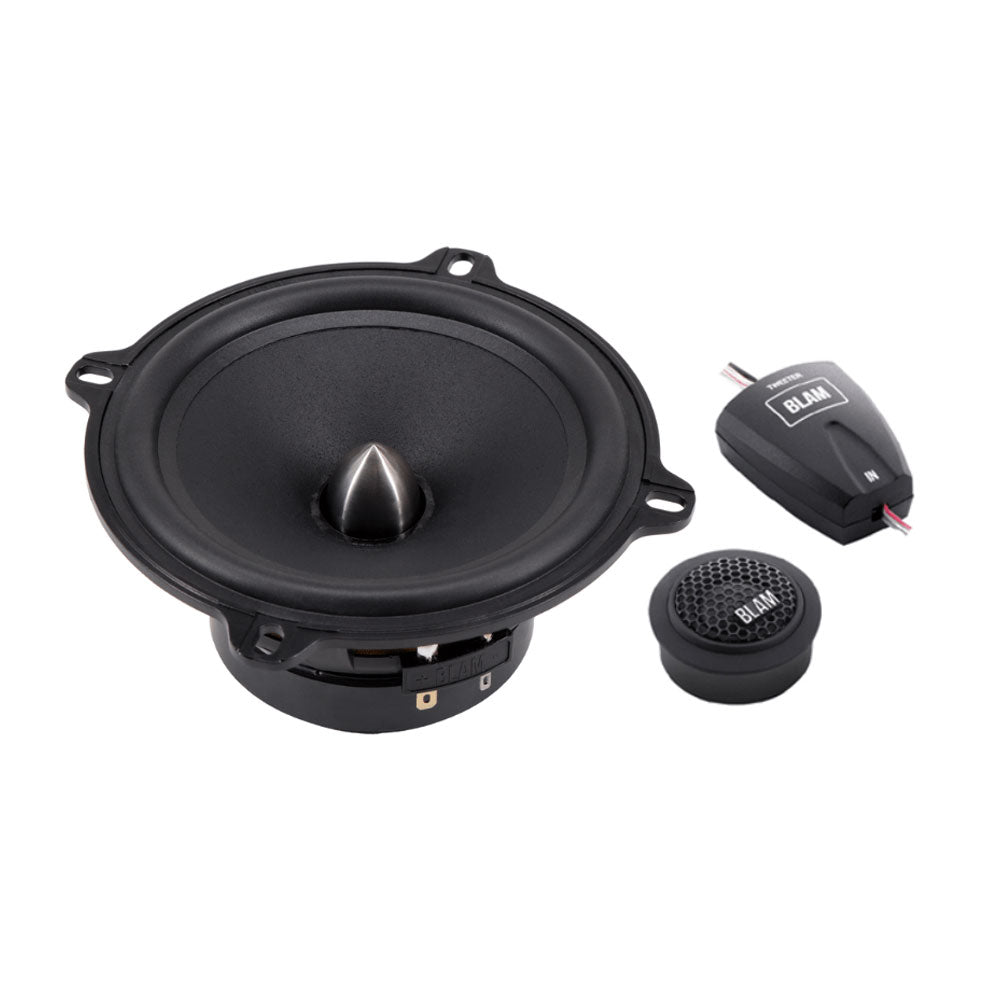 BLAM Relax 130RFS 130mm (5.25inch) Hi-efficiency 2ohm, 2-Way Component Speakers