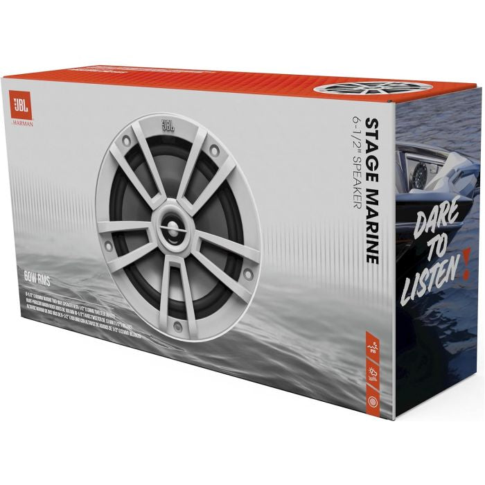 JBL Marine Stage 6 - 6.5" 16.5cm 2-Way Marine Coaxial Speakers - White