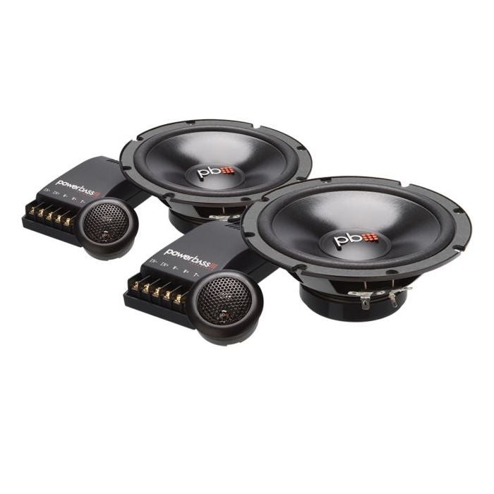 Powerbass S-60C - 6.5" 2-Way Component Speakers 420W Total Power