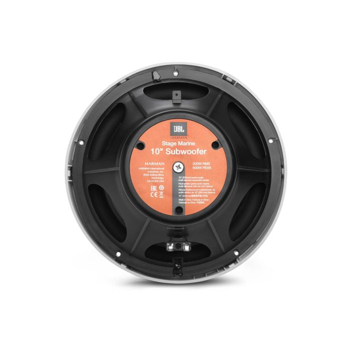 JBL Marine Stage 10 - 10" 25cm Marine Boat Subwoofer 600W - White