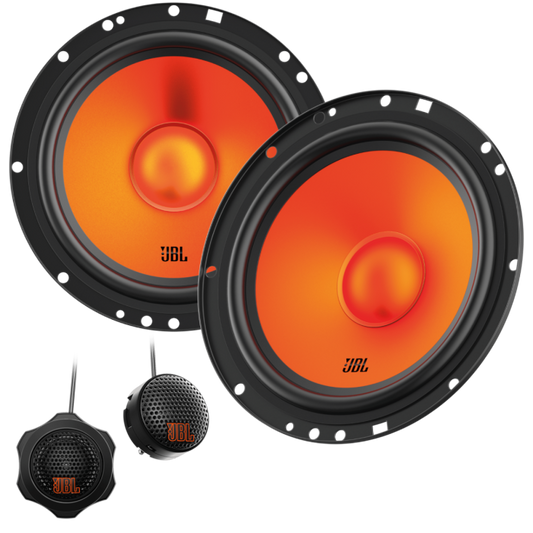 JBL Stage1 62CF - 6.5" 2-Way Component Car Speakers 640W - Without Grills